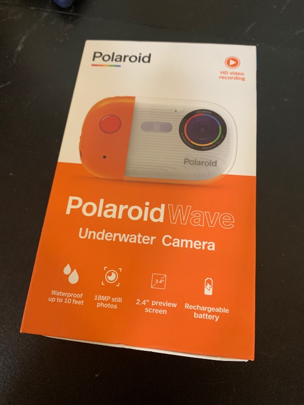 Photo 1 of Polaroid Underwater Camera - 18MP 4K UHD, Waterproof for Snorkeling & Diving with LCD Display, USB Rechargeable