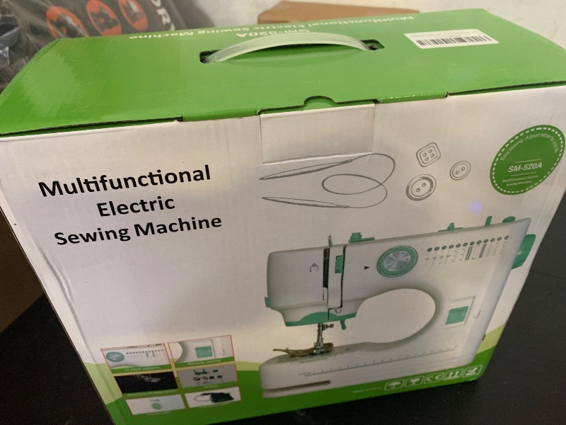 Photo 1 of Xamanabu Sewing Machine for Beginners with 12 Built-in Stitches, 6 Included Feet, Portable Sewing Machine with Foot Pedal, High-Low Speeds