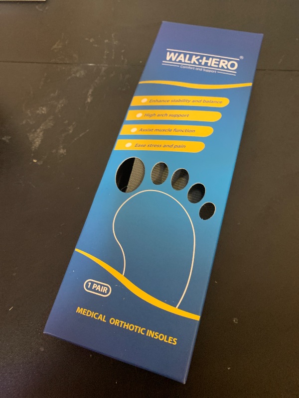 Photo 1 of Plantar Fasciitis Feet Insoles Arch Supports Orthotics Inserts Relieve Flat Feet, High Arch (Mens 5-5 1/2 | Womens 7-7 1/2)