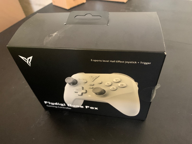 Photo 1 of FLYDIGI DuneFox Wireless Controller, Hall Effect Joysticks & Triggers, Grip Vibration, 3 Connection Modes, Multi-Platform Controller for PC/NS/Android/Laptop (No Xbox/PS)