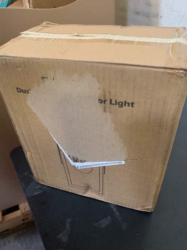 Photo 1 of Porch Light with GFCI Outlet Built in, Dusk to Dawn Outdoor Lighting with Outlet, Waterproof Anti-Rust Alunmium Exterior Wall Mount Fixture, Outside Light for House Garage Front Door, Bulb Included
