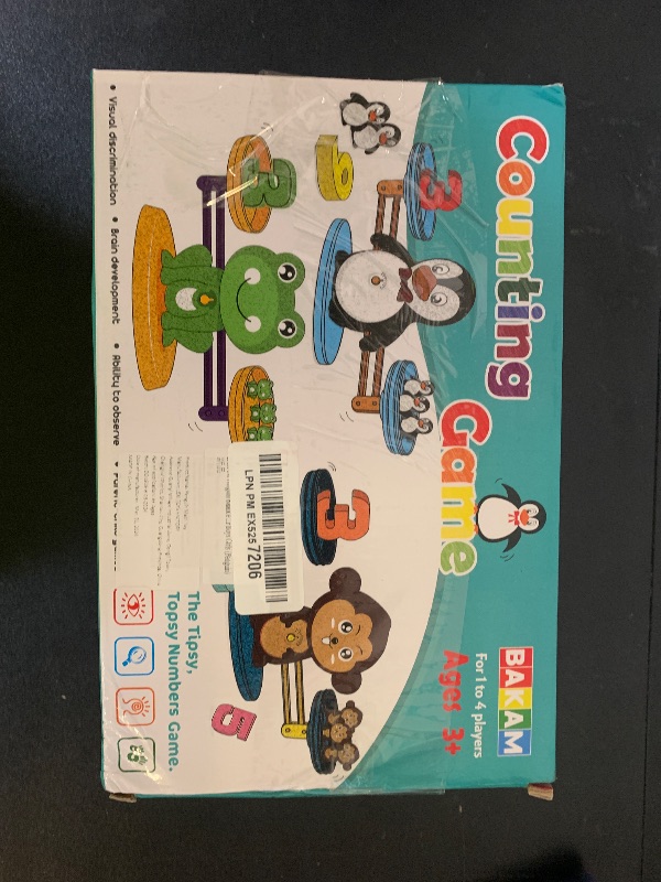 Photo 1 of BAKAM Penguin Balance Scale Number Counting Blocks Games for Kids Ages 3-5, Montessori Math Games for Kids 5-7, Preschool Kindergarten Learning Activities, STEM Educational Toys for 3+ Year Old