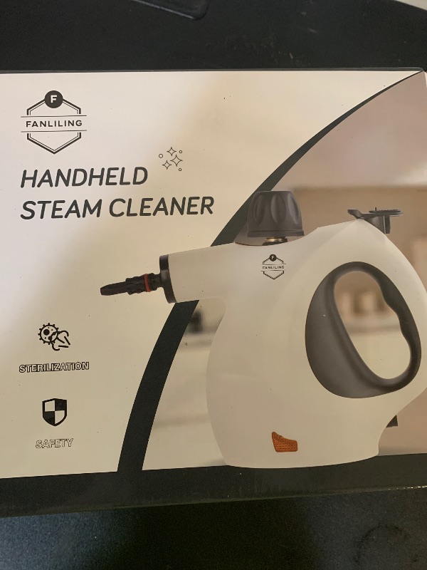 Photo 1 of FANLILING Pressurized Upgraded Handheld Steam Cleaner for Home with 13 pcs Accessories, Chemical-Free Multi-Purpose 450ML Steamer for Cleaning Car, Furniture, Floor, Tile Grout and Home Use