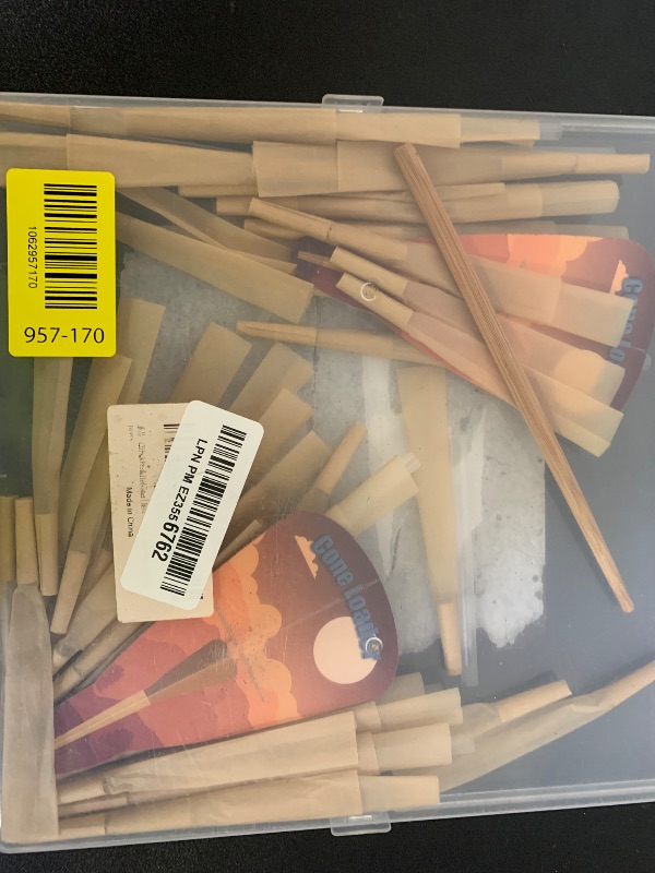 Photo 1 of 120 Pack Pre Rolled Cones | Natural Slow-Burning Cones Rolling Paper | 108mm King Size Rolling Papers | cones | Rolling papers