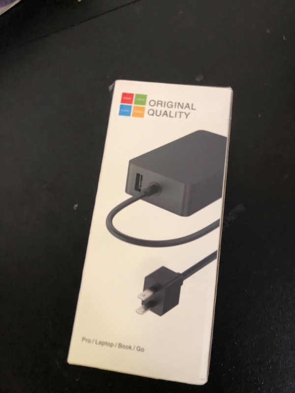 Photo 1 of 65W Charger Compatible with Microsoft Surface Pro 11, 10, 9, 8, 7+, 7, 6, 5, 4, 3, X, Power Adapter for Windows Surface Laptop 7/6/5/4/3/2/1, Go Tablet, Book 3/2/1, Support 44W, 36W, LED, 10FT