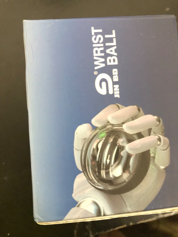 Photo 1 of JIN BD Wrist Trainer/Strengthener Gyro Ball Auto-Start Gyroscopic Forearm Exerciser for Strengthen Arms, Fingers, Wrist Bones and Muscles ?Black Without Light?