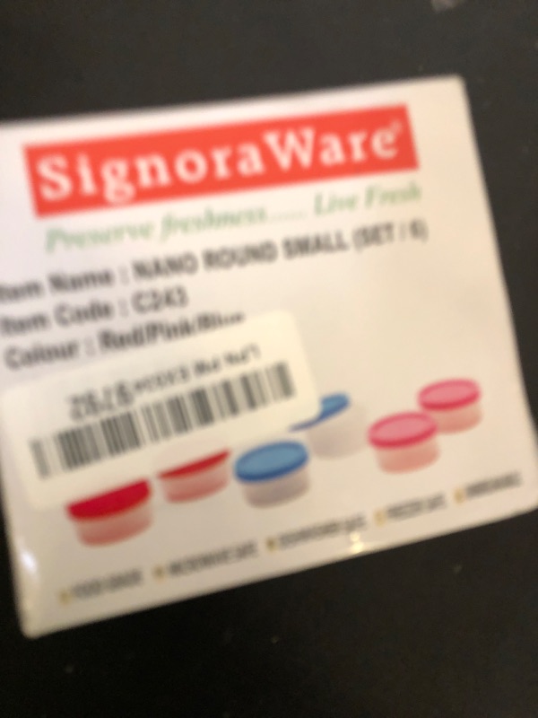 Photo 1 of SIGNORA WARE Condiment Containers with Lids- 6 pk. 1.3 oz.Salad Dressing to go Small Food Storage Containers- Sauce Cups Leak proof Reusable Plastic BPA free for Lunch Box Picnic Travel