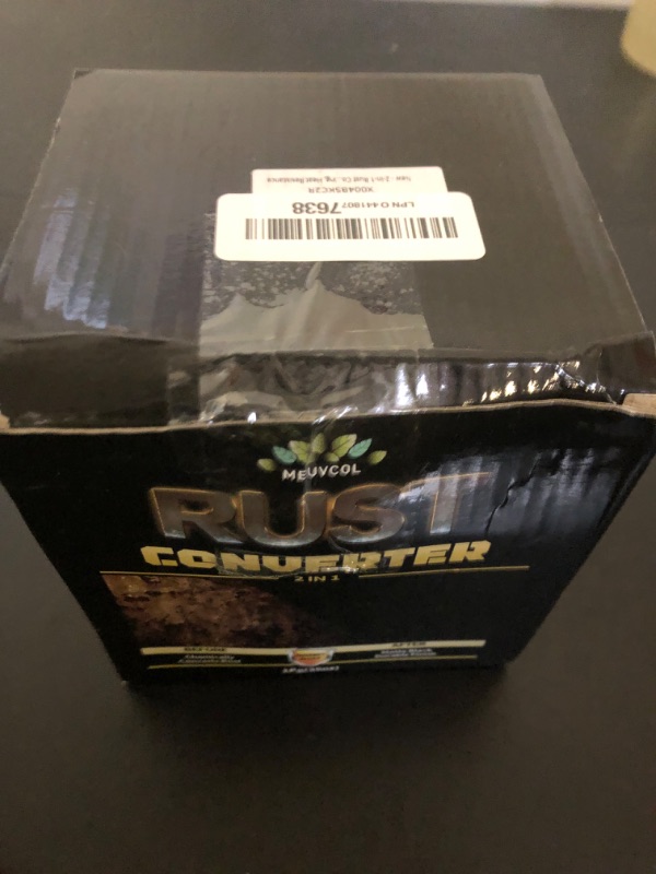 Photo 1 of 2-in-1 Rust Converter & Metal Primer, 35 Floz Black Rust Inhibitor Paint for Metal, Ultra Automotive Rust Reformer & Seal, Long-Lasting Rust Preventative Coating, Heat Resistance Trailer Paint