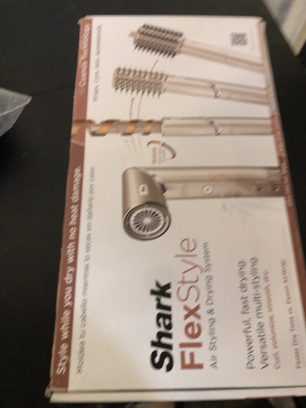 Photo 1 of Shark HD430 FlexStyle Air Styling & Drying System, Powerful Hair Dryer Brush & Multi-Styler with Auto-Wrap Curlers, Paddle Brush, Oval Brush, Concentrator Attachment, Stone