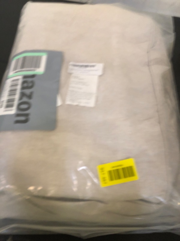Photo 1 of Polyester Flax Sofa Covers Custom Made Compatible for IKEA Ektorp 3 Seat Sofa Slipcovers (Polyester Beige, Ektorp Sofa)