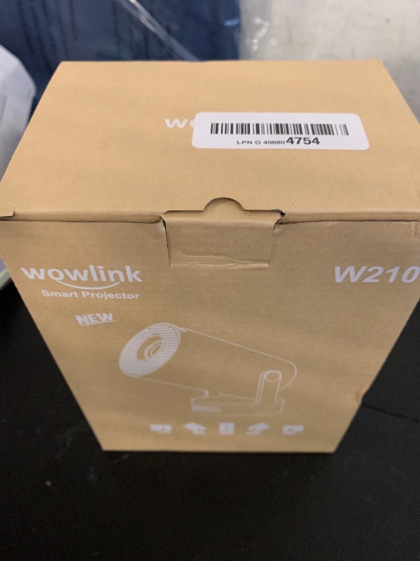 Photo 1 of [Built-in Apps & 2025 Upgraded] Mini Projector with WiFi 6 and Bluetooth 5.4 Support 4K 1080P Auto Keystone 180° Rotatable Projector Portable Compatibile with HDMI/TV Stick/Memory Stick/Laptop, White