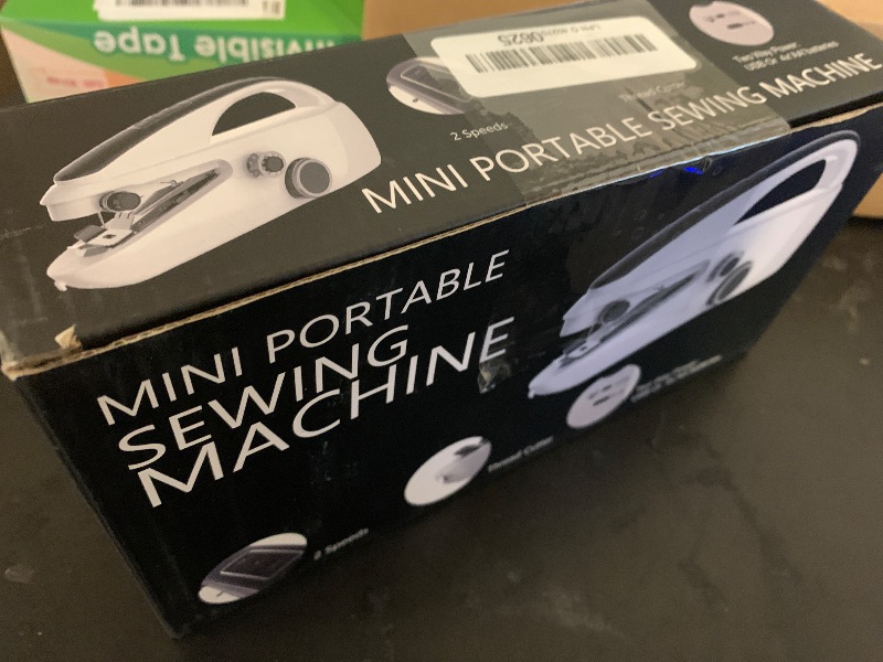 Photo 1 of Handheld Sewing Machine,Two dear,Mini sewing machine,Easy to Use and Fast Stitch Suitable for Clothes,Fabrics, DIY Home Travel Electric Handheld Sewing Machine for Beginner.Black