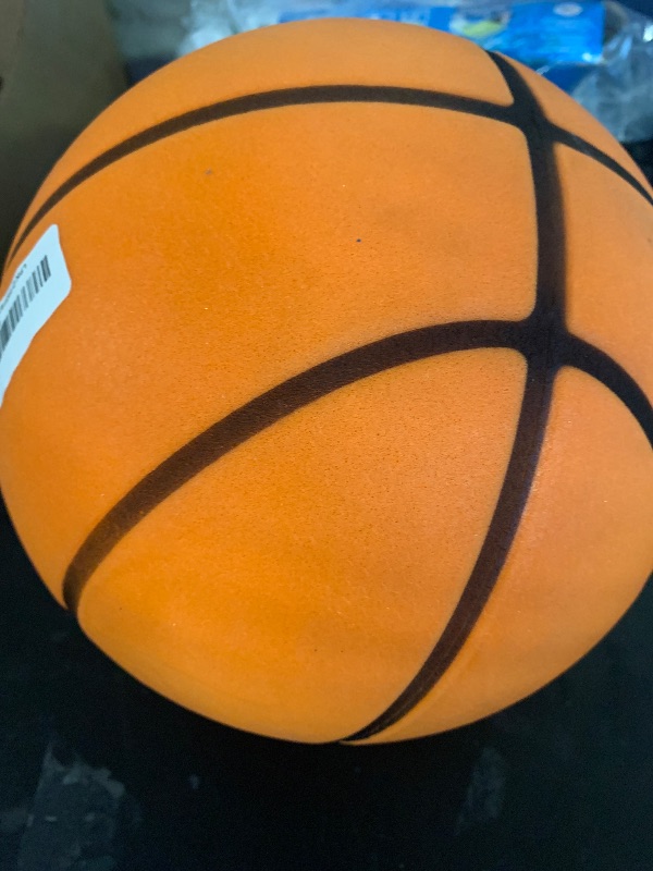 Photo 1 of COCSKERQL Silent Basketball Size 7 (29.5") - Noise-Free Indoor Training Ball,and Higher Bounce, Quiet Foam Basketball Gift for Youth