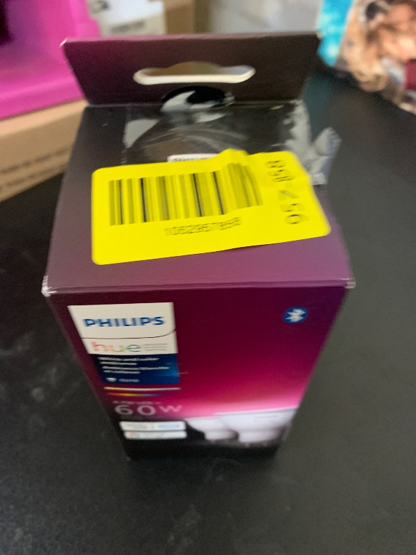 Photo 1 of Philips Hue Smart 60W GU10 LED Bulb - White and Color Ambiance Color-Changing Light - 2 Pack - 450LM - Indoor - Control with Hue App - Works with Alexa, Google Assistant and Apple Homekit, 584680