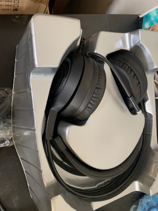Photo 1 of SOMIC Stereo Gaming Headset with Mic for PS4, PS5, Xbox One, PC, Mobile Phone, 3.5MM Sound Detachable Cat Ear Headphones Lightweight Self-Adjusting Over Ear Office Headphones G951S Black