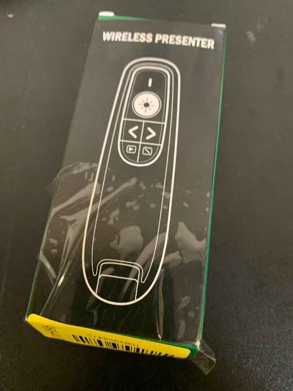 Photo 1 of 2-in-1 USB Type C Presentation Clicker, Wireless Presentation Clicker PowerPoint Presenter Remote with Volume Control, Powerpoint Clicker with Slide Advancer for Computer/Laptop/Mac,Pink
