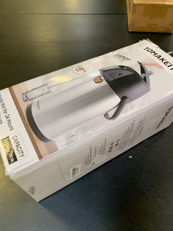Photo 1 of Airpot Coffee Dispenser Thermal with Pump,3L/102 Oz Insulated Stainless Steel Large Airpot Coffee Carafe Lever Action for Hot/Cold Water,Thermal Carafe for Hot Cocoa for Parties