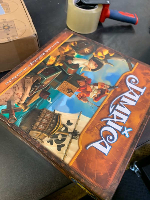 Photo 1 of Jamaica Board Game (New Edition) - Family-Friendly Pirate Racing Game, Strategy Game for Kids & Adults, Ages 8+, 2-6 Players, 30-60 Minute Playtime, Made by Space Cowboys