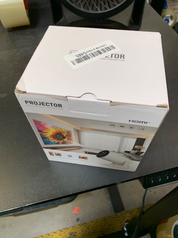 Photo 1 of Mini Portable Projector with 4K Support, Bluetooth 5.4 WIFI6, 5watt Sound Base Speaker, 160 ANSI, Android 11, 210° Rotation , Auto Keystone Correction Video Projector HY300 ULTRA