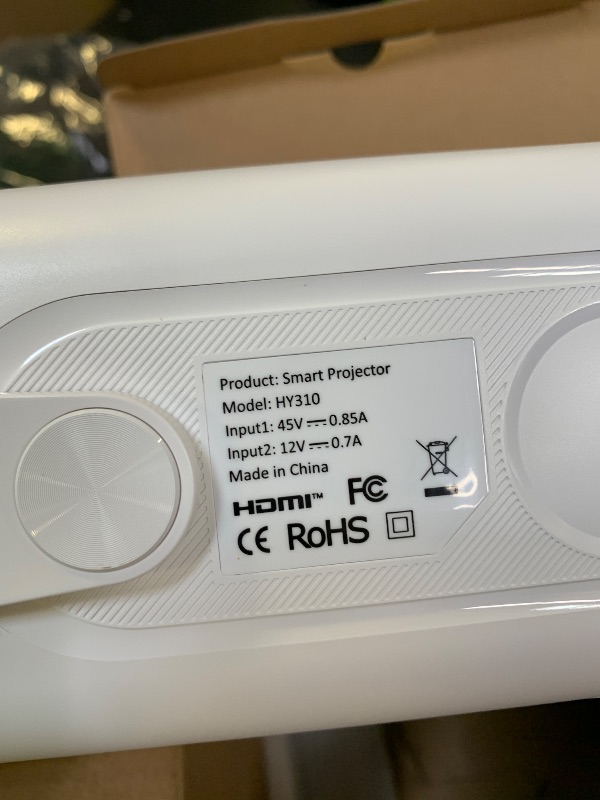 Photo 1 of ?Auto Focus&1080P?Magcubic Mini Smart Projector with 4K Support, Portable Projector with Wifi and Bluetooth, 5W Speaker, Built in Apps, Voice Control, Outdoor Movie Projector