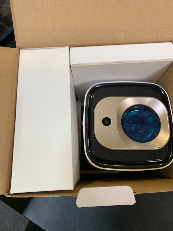 Photo 1 of ?Auto Focus&1080P?Magcubic Mini Smart Projector with 4K Support, Portable Projector with Wifi and Bluetooth, 5W Speaker, Built in Apps, Voice Control, Outdoor Movie Projector