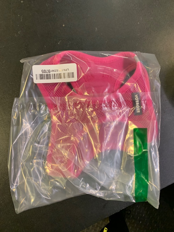 Photo 1 of Best Pet Supplies Voyager Step-in Air Harness - All Weather Mesh, Reflective, No Pull Harness for Dogs, Cats - Secure with Hook & Loop Fastener, Buckle, Double D-Rings - Fuchsia, S