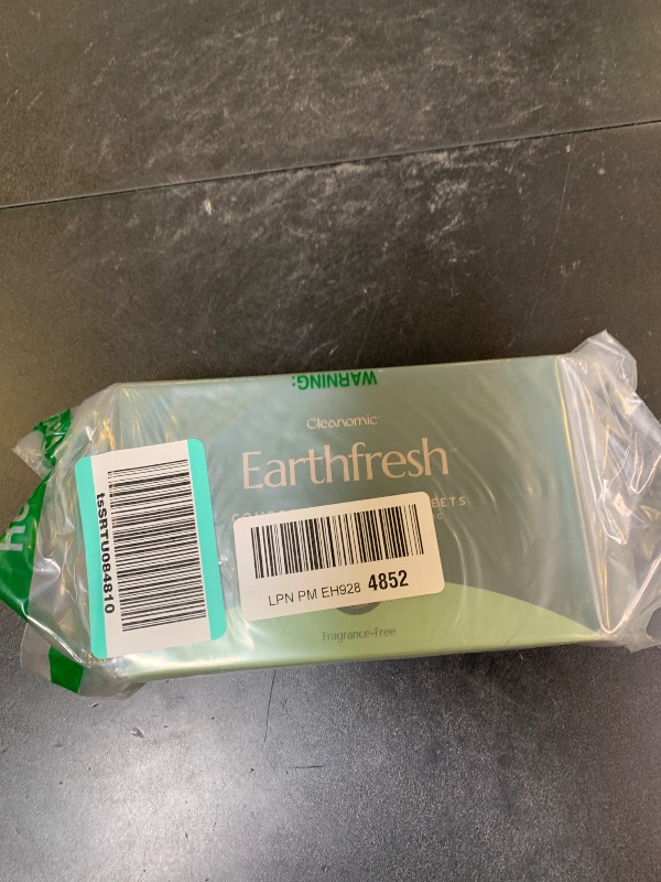Photo 1 of Cleanomic Earthfresh Fabric Softener Sheets Dryer Sheets, Softens & Removes Static Cling, Vegan Laundry Softener With Essential Oils -Fragrance Free