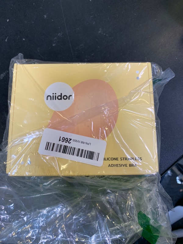 Photo 1 of Niidor 2025 New Magnetic Sticky Bra Strapless Adhesive Invisible Push up Silicone Bra with Magnetic Clasp for Women Backless Dress