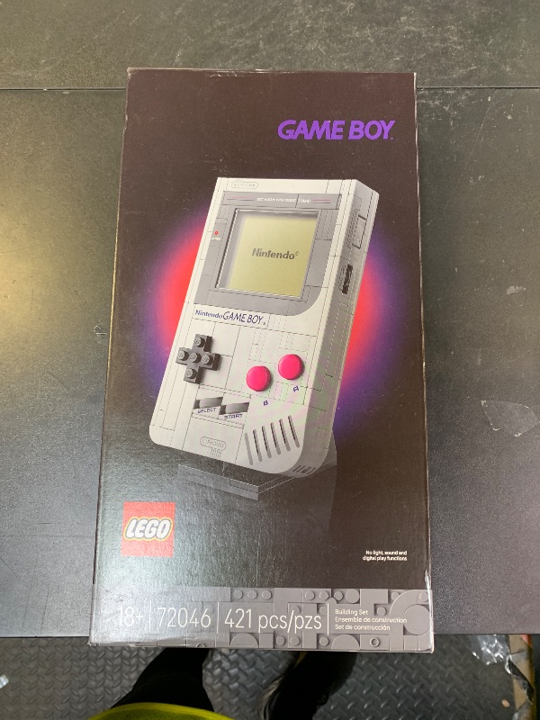 Photo 1 of LEGO Super Mario Game Boy - Retro Building Sets for Adults, Ages 18+ - Collectible Model with Game Paks and Display Stand - Birthday Gifts for Men & Women - 72046