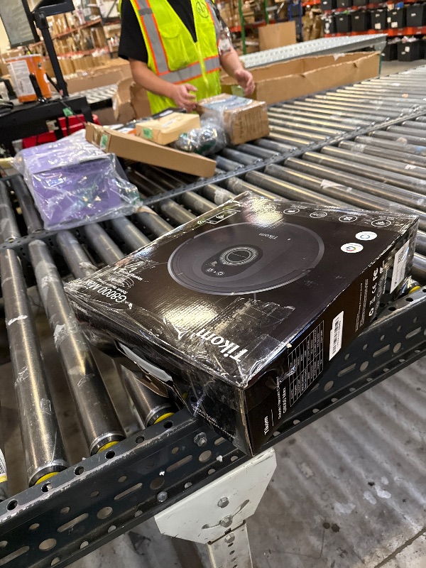 Photo 1 of Tikom Robot Vacuum and Mop Combo, 5000Pa Robotic Vacuum Cleaner, 150 Min Max, App & Remote Control, Ideal for Hard Floor, Carpet, Pet Hair, Self-Charge(G8000 Max)