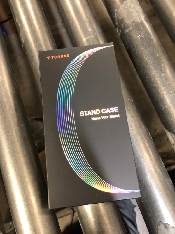 Photo 1 of TORRAS 360 Magnetic Stand for iPhone Air Case, [Fit for MagSafe] [Military-Grade Protection] Translucent Slim Case for iPhone 17 Air, 2025, Obsidian Black, Ostand O3 Fitness Series