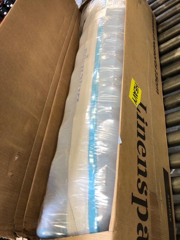 Photo 1 of Linenspa 6 Inch Mattress - Firm Feel - Bonnell Spring with Foam Layer - Mattress in a Box - Youth or Kids Bed - Guest Bedroom - Durable and Breathable Support - Affordable - Twin Size