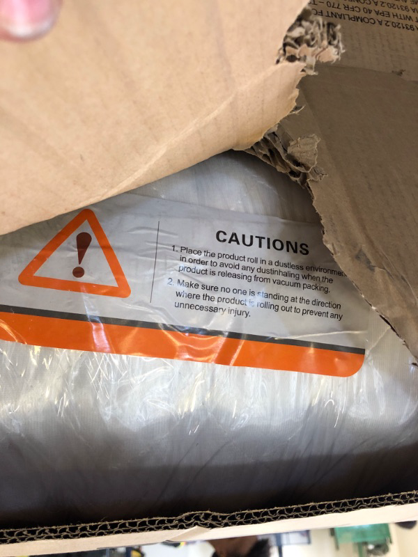 Photo 1 of Vipcute Full Mattress, 12 Inch Full Size Mattresses, 12 Inch Hybrid Pocketed Coil Mattress in a Box with Gel Memory Foam