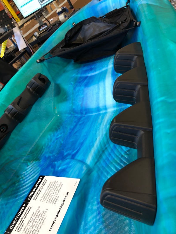 Photo 1 of Pelican Sentinel 100X - Recreational Sit on top Kayak - Fade Fireman Red Yellow - Lightweight - Ergoform Backrest - 10 ft