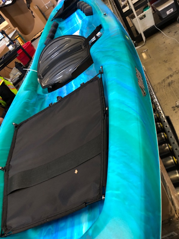 Photo 1 of Pelican Sentinel 100X - Recreational Sit on top Kayak - Fade Fireman Red Yellow - Lightweight - Ergoform Backrest - 10 ft
