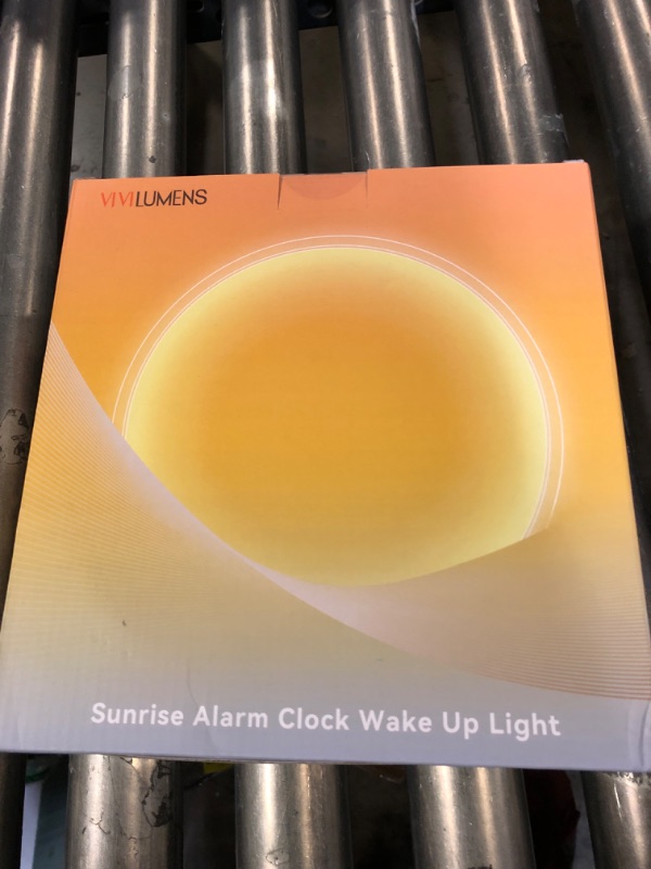 Photo 1 of Vivilumens Sunrise Alarm Clock for Heavy Sleepers Adults, Wake-up Light, Sleep Aid 10 White Noise Sound Machines with 30/60/90 Timer, 3 Level Dimmable Touch Table Lamp with Snooze USB Charger Port
