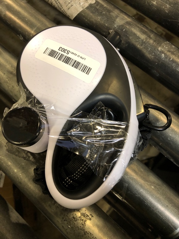 Photo 1 of Dual Retractable Dog Leash for 2 Medium Dogs (Up to 66LBS Each) - Double Headed Pet Leash with Poop Bags and LED Light, One Button Brake & Lock, 360 Tangle-Free (White, Medium)