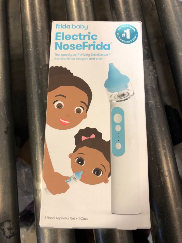 Photo 1 of Frida Baby Electric NoseFrida Nasal Aspirator for Baby, Nose Sucker for Baby & Toddler, Upgraded Nasal Aspirator for Congestion + Allergy Relief with 3 Suction Levels, 2 Silicone Tips, USB