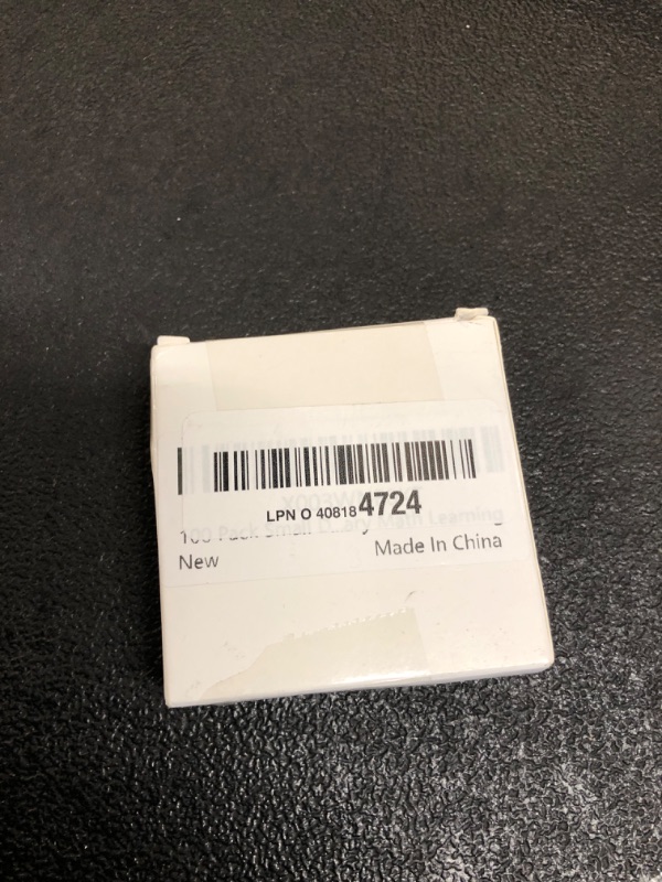 Photo 1 of 100 Pack Small Dice Set 5mm with 1 Velvet Bag - 6 Sided Mini Dice Set for Casino Night Parties & Early Elementary Math Learning