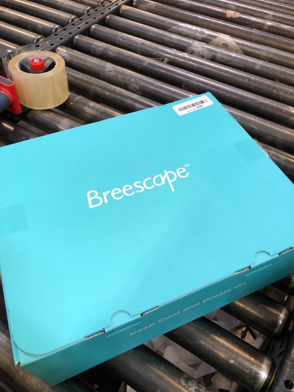 Photo 1 of Breescape Cooling Sheet Set King Size - BlendTek™ Dry & Cool Technology for Hot Sleepers and Night Sweats, Q-Max>0.46 Tech, Deep Pocket Up to 18", 360° Elastic Band, Ivory