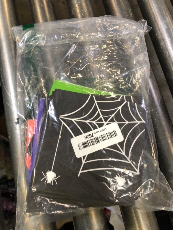 Photo 1 of 100 PK Halloween Cocktail Napkins - 4 Assorted Designs - 3-Ply Halloween Paper Napkins for Party Supplies Disposable Party Napkins Ghost Paper Beverage Napkins Bulk Kids Birthday