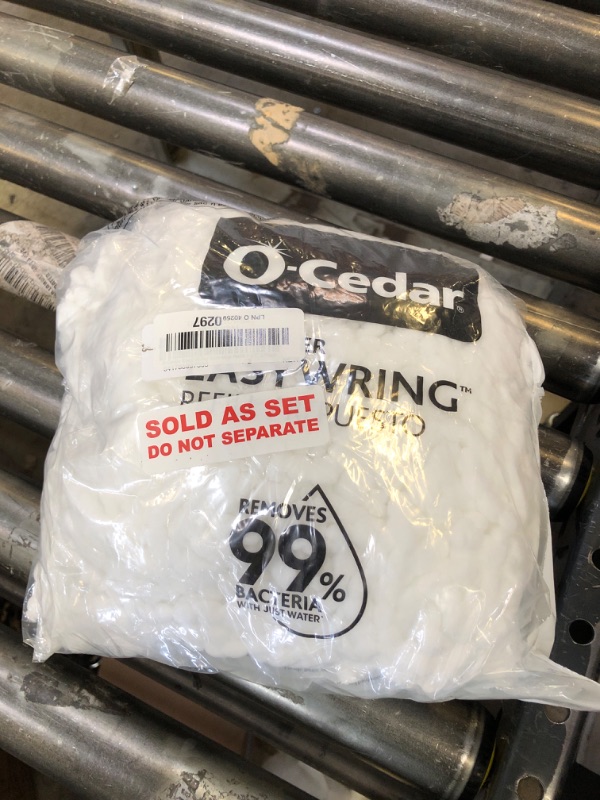Photo 1 of O-Cedar EasyWring Spin Mop Head Refill (Pack of 2)