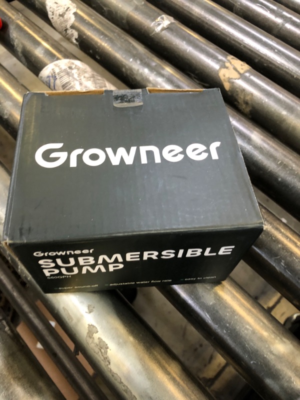 Photo 1 of GROWNEER 550GPH Submersible Pump 30W Fountain Water Pump, 2000L/H, with 7.2ft High Lift, 3 Nozzles for Aquarium, Fish Tank, Pond, Hydroponics, Statuary