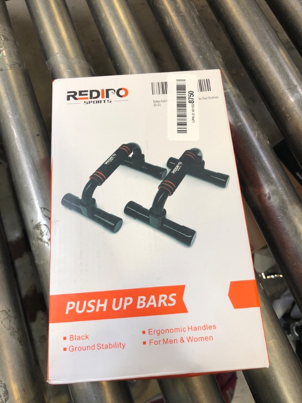 Photo 1 of Push Up Bars Strength Training - Workout Stands With Ergonomic Push-up Bracket Board with Anti-Slip Sturdy Structure Portable for Home Fitness Training, Push Up Stands Handle for Floor Workouts