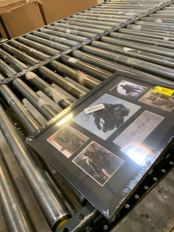 Photo 1 of HWC Trading Pedro Pascal The Mandalorian 16 x 12 inch Gifts Printed Signed Autograph Presentation Photo Montage Display for TV Show Fans - 16" x 12" Framed