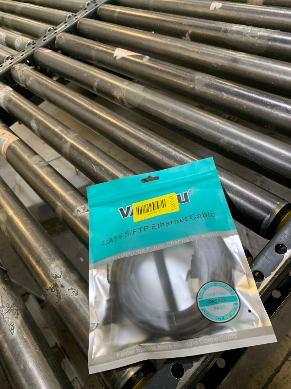 Photo 1 of Vabogu Cat 8 Ethernet Cable, 5ft Heavy Duty High Speed Internet Network Cable, 26AWG, 2000MHz 40Gbps with Gold Plated RJ45 Connectors, Shielded for Indoor & Outdoor Use