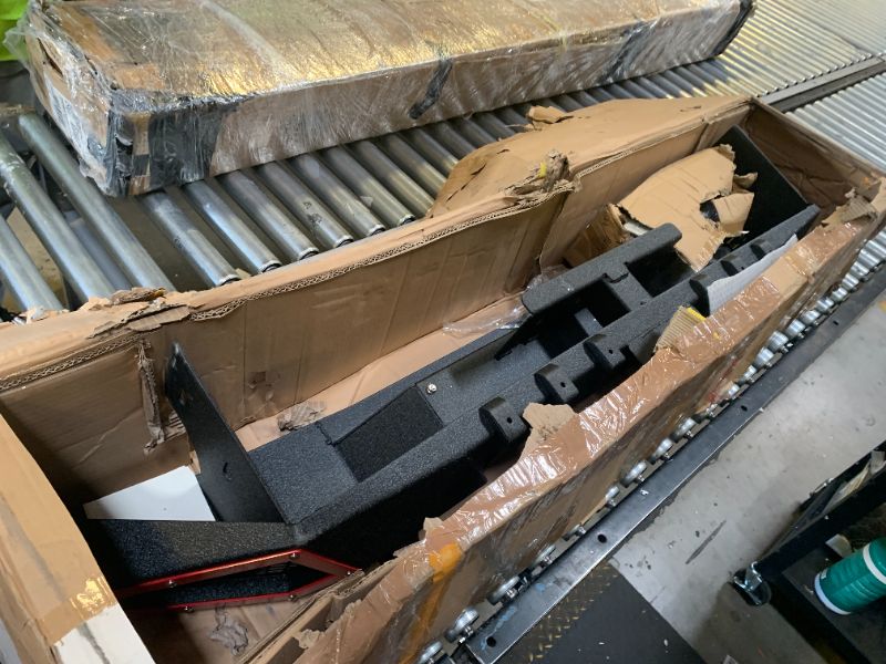 Photo 1 of -ONLY REAR BUMPER, BOX 2 OF 2- OEDRO Front & Rear Bumper Combo Fits 2007-2018 Jeep Wrangler JK & JKU Unlimited (2/4 Doors), Full Width Back Bumper with Hitch Receiver & 2 x D-Rings
