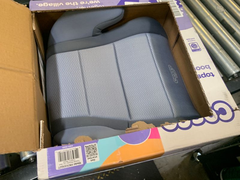 Photo 1 of Cosco Topside Backless Booster Car Seat, Lightweight Booster Seats for Cars 40-100 lbs, Backless Booster Seat for Car, Organic Waves