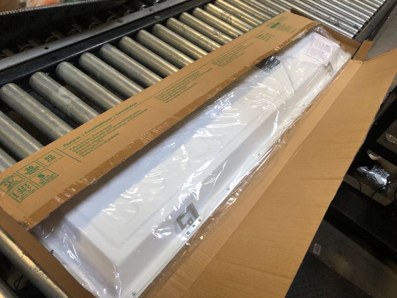 Photo 1 of Lithonia Lighting CPX 1x4 LED Flat Panel Light, 1 Ft. x 4 Ft. LED Light Panel, Ceiling Lighting Fixture, 2500/3200/4000 Adjustable Lumens, 3500K/4000K/5000K Switchable CCT, Smooth Satin Lens, White