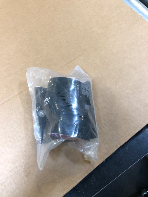 Photo 1 of HPS Performance HTSOC-200-BLK High Temp 4-ply Reinforced Silicone Offset Coupler Hose, 75 PSI Maximum Pressure, 3" Length, 2" ID, Black